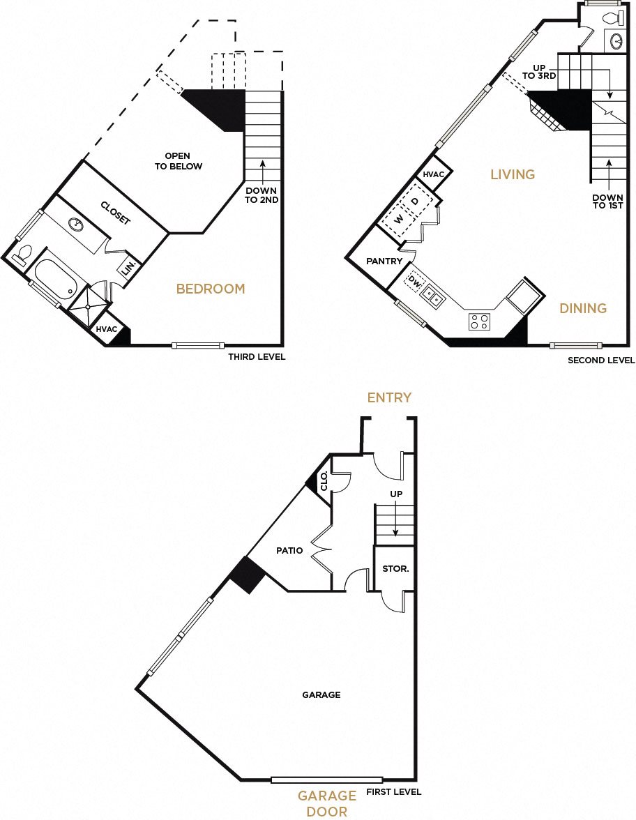 Apartments in Dallas Area Alto Highland Park Floor Plans